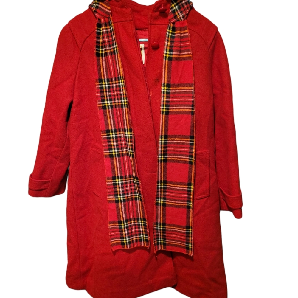 ClipperMist Red Winter Coat Size 13